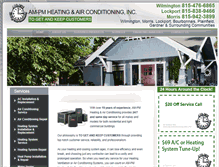 Tablet Screenshot of ampm-hvac.com